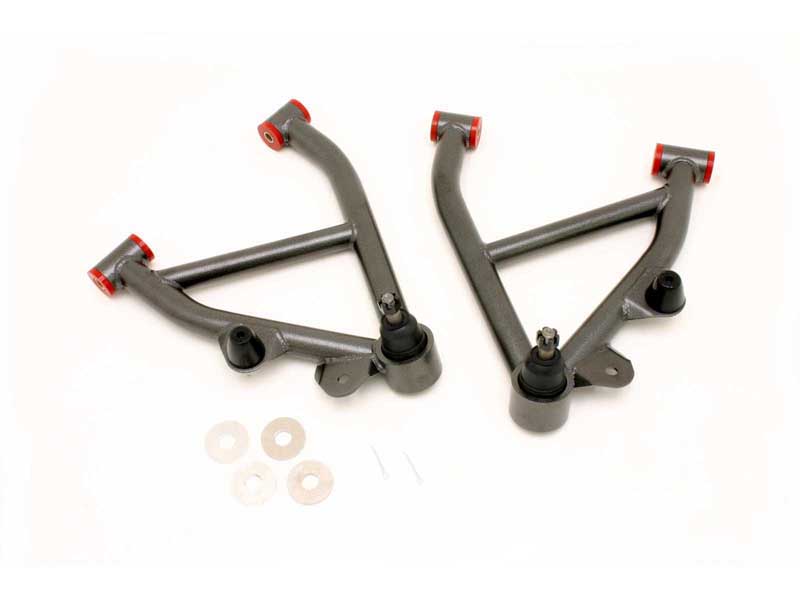 BMR AA007H Lower A-Arms, Non-Adj With Poly Bushings, No Spring Pocket, Black for 1982-1992 F-Body
