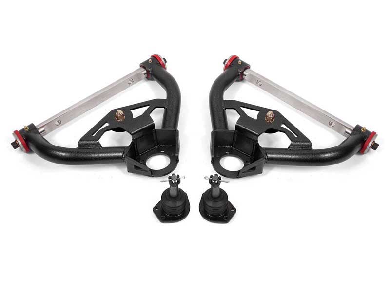 BMR AA012H Upper A-Arms, Non-Adj With Polyurethane Bushings, Black Hammertone for 1978-1987 G-Body