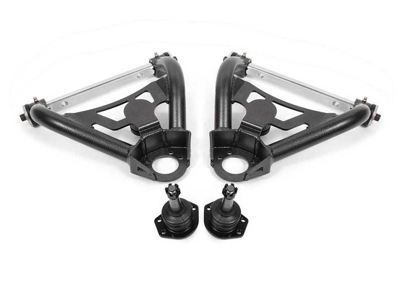 BMR AA028H Upper A-Arms, Pro-Touring, Tall Ball Joint, Delrin Bushings, Black for 1964-1972 A-Body