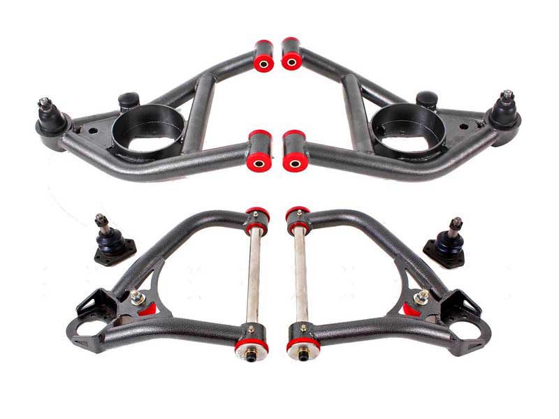 BMR AA029H A-Arm Kit, Upper AA005H And Lower AA006H), Black for 1967-1969 F-Body, 1968-1974 X-Body