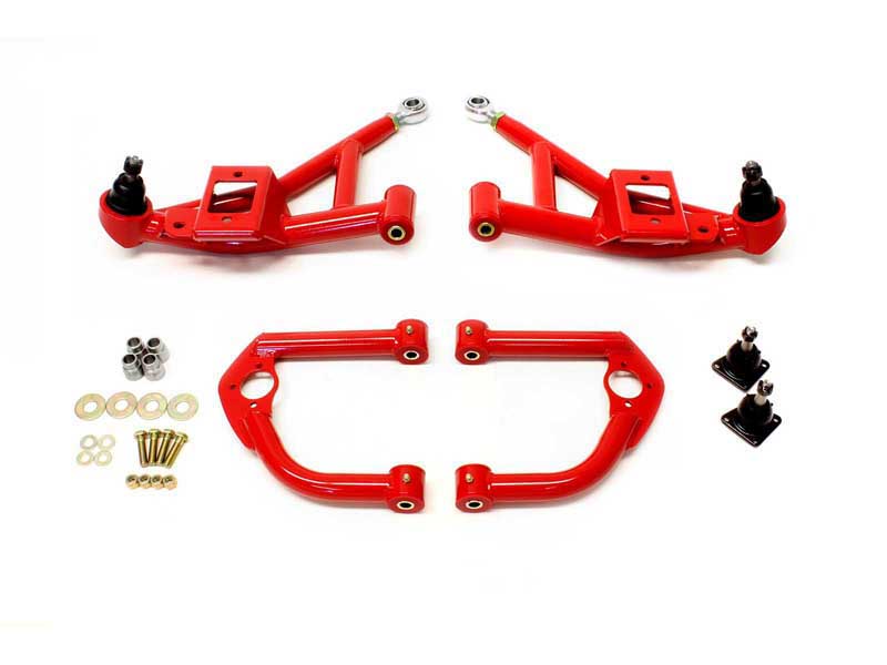 BMR AA032R A-Arm Kit, Upper (AA001R) And Lower (AA002R), Red for 1993-2002 F-Body