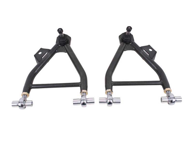 BMR AA045H Lower A-Arms, Coilover, Adjust, Rod End, Tall Ball Joint, Black for 1994-2004 Mustang