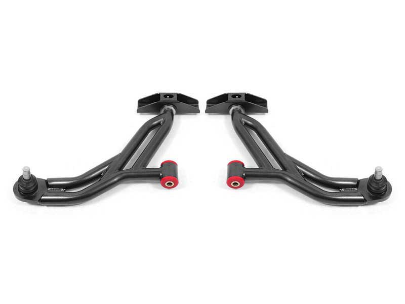 BMR AA750H Lower A-Arms, Non-Adj W/Poly/Delrin, 18mm Std Ht Ball Joint, Black for 2005-2009 Mustang