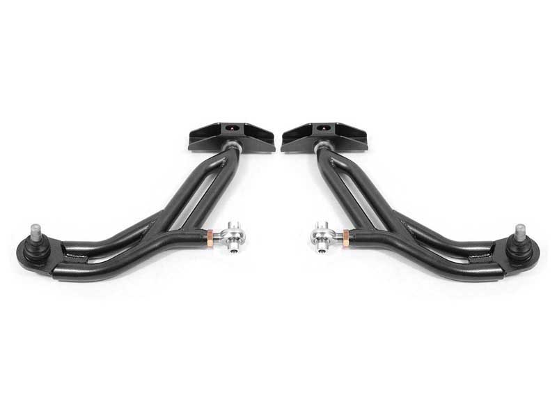 BMR AA751H Lower A-Arms, Adj, Delrin/Rod End, 18mm Std Ht Ball Joint, Black for 2005-2009 Mustang