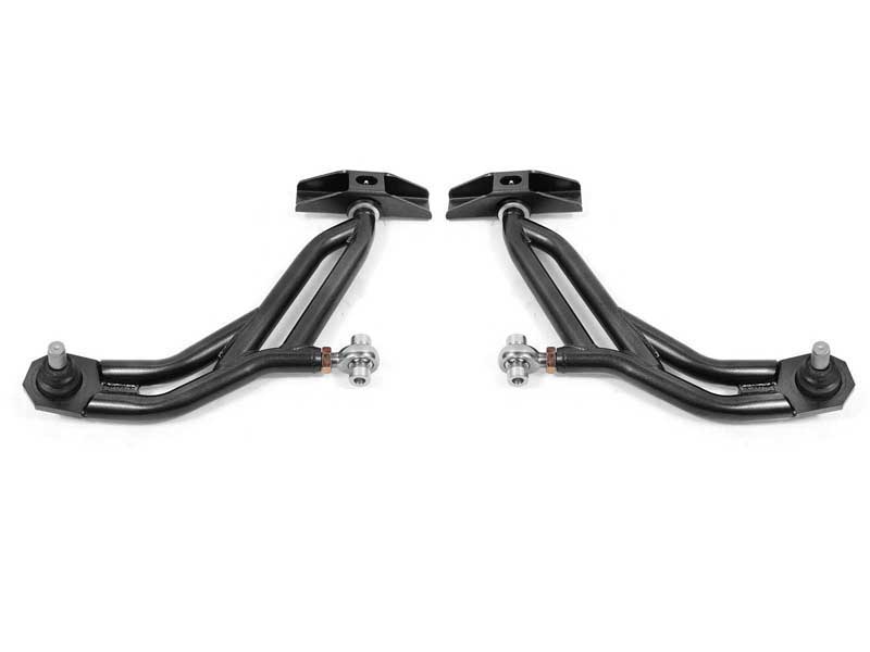 BMR AA755H Lower A-Arms, Adj, Delrin/Rod End, 19mm Std Ht Ball Joint, Black for 2010-2014 Mustang