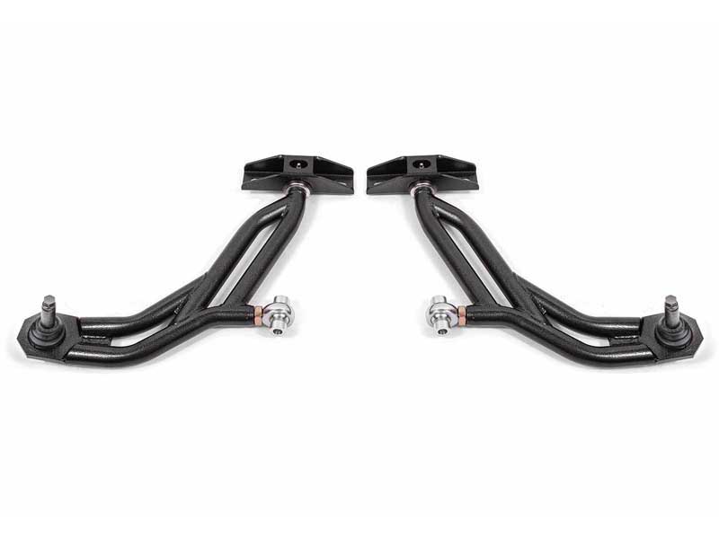 BMR AA757H Lower A-Arms, Adj, Delrin/Rod End, 19mm Tall Ball Joint, Black for 2010-2014 Mustang