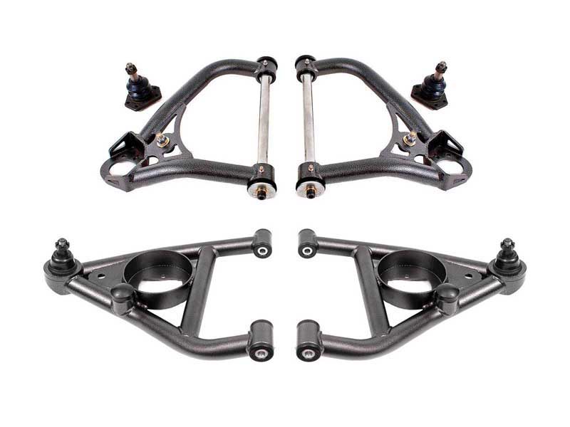 BMR AAK312H A-Arm Kit, Upper AA027H And Lower AAL311H, Black for 1967-1969 F-Body, 1968-1974 X-Body