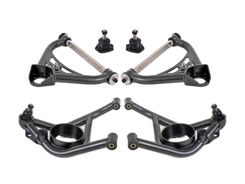 BMR AAK321H A-Arm Kit, Upper AAU321H And Lower AAL321H, Black for 1970-1981 F-Body, 1975-1979 X-Body
