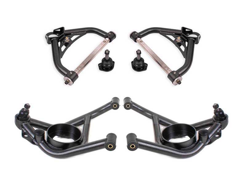 BMR AAK322H A-Arm Kit, Upper AAU322H And Lower AAL321H, Black for 1970-1981 F-Body, 1975-1979 X-Body