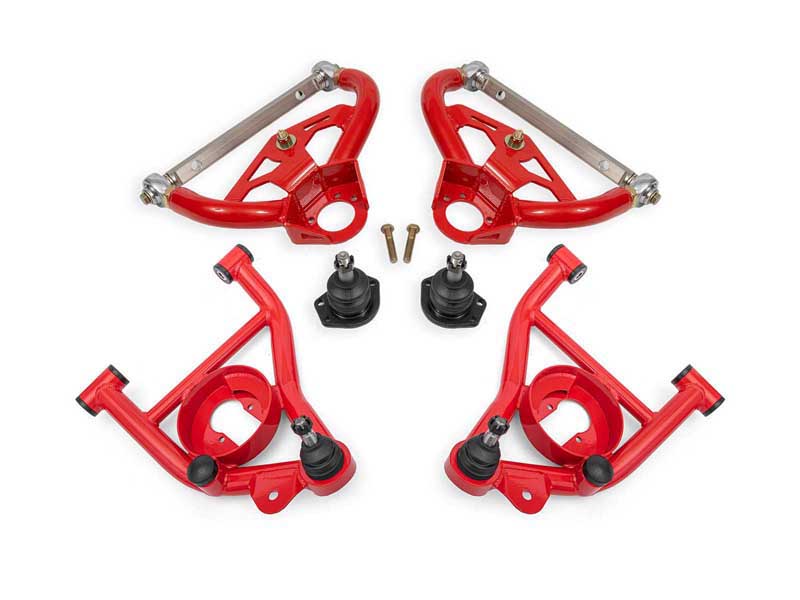 BMR AAK464R A-Arm Kit, Upper AAU463R And Lower AAL461R, Red for 1978-1987 G-Body