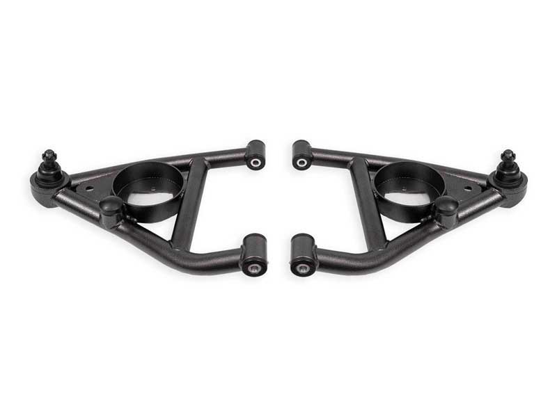 BMR AAL311H Lower A-Arms, Delrin, Std Ball Joint, Front Bump Stops, 1967-69 F-Body, 1968-74 X-Body