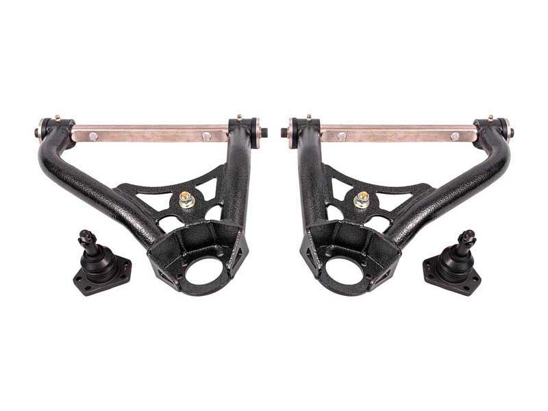 BMR AAU311H Upper A-Arms, Non-Adj, Delrin, Std Ball Joint, Black, 1967-1969 F-Body, 1968-1974 X-Body