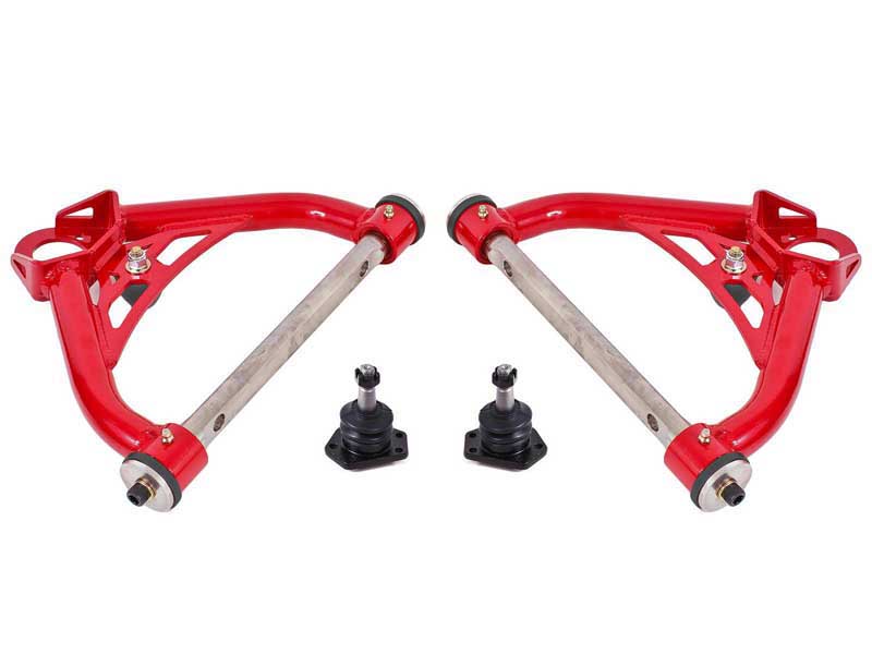 BMR AAU321R Upper A-Arms, Non-Adj, Delrin, Std Ball Joint, Red, 1970-1981 F-Body, 1975-1979 X-Body
