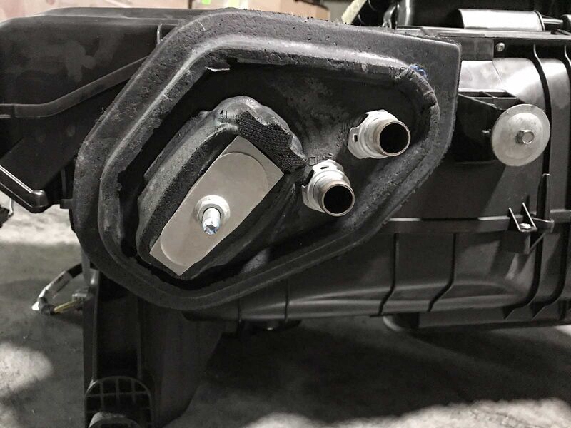 BMR ACD761 AC & Heater Delete Panel, Bare for 2015-2026 Mustang S550/S650