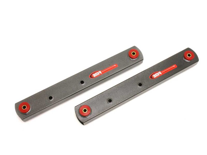 BMR BCA005H Lower Control Arms, Boxed, Non-Adjust, Poly Bushings, Black for 1964-1972 A-Body