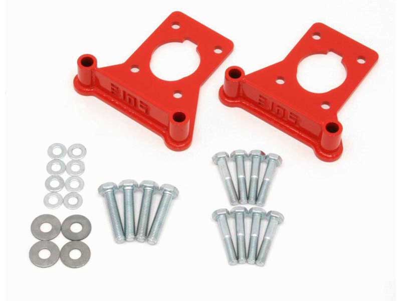 BMR BCB001R C5 Brake Conversion Caliper Bracket, Front, Red for 1993-2002 F-Body
