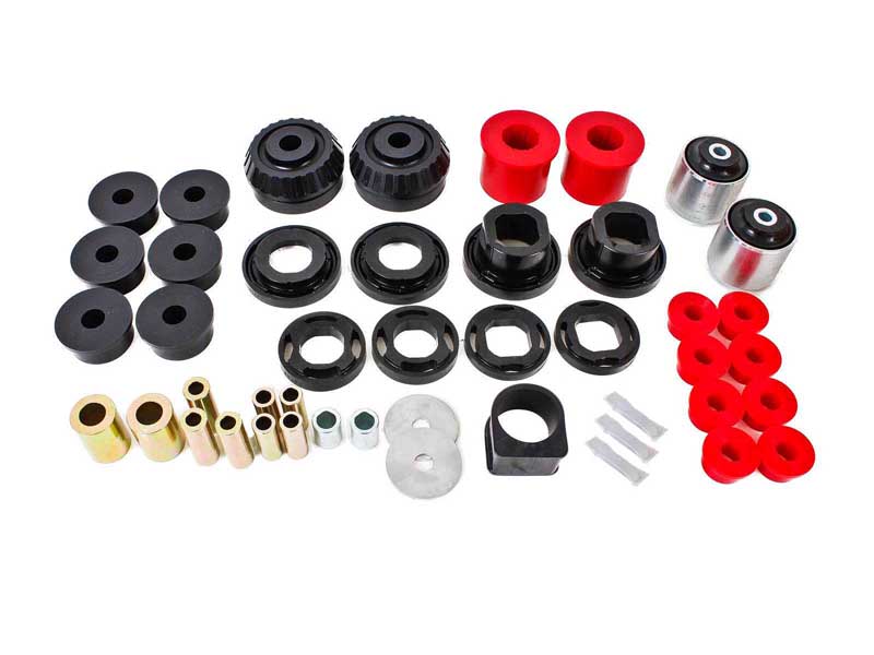 BMR BK013 Total Suspension Bushing Kit (BK003, BK007, BK012), Black / Red for 2008-2009 Pontiac G8
