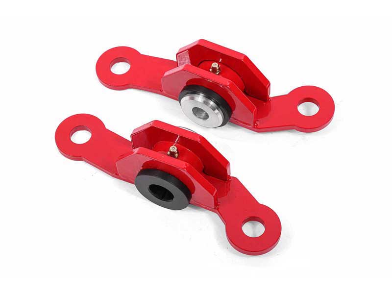 BMR BK039R Bushing Kit, Rear, Upper Control Arm, Delrin, Red for 2010-2015 Camaro
