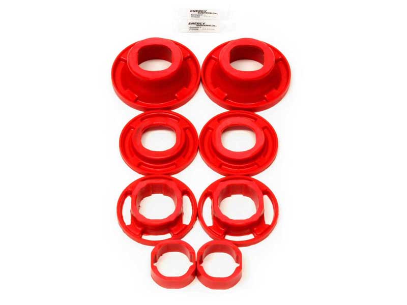 BMR BK040 Bushing Kit, Rear Cradle, Poly, Inserts Only, Street Version, Red for 2012-2015 Camaro