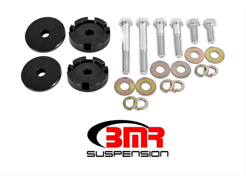 BMR BK054 Bushing Kit, Differential Lockout, Aluminum, Black for 2015-2026 Mustang S550/S650