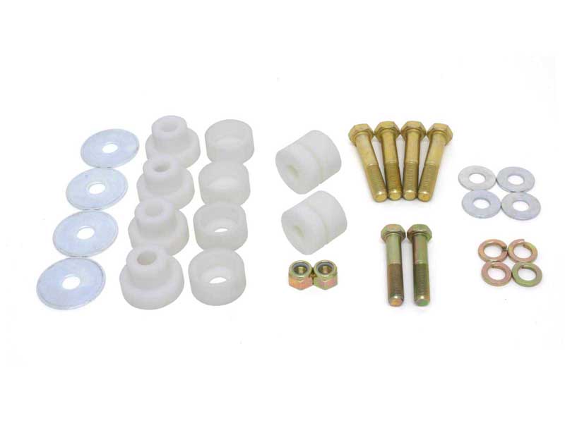 BMR BMB001 Body Mount Bushing Kit, Front Subframe, Delrin for 1967-1981 F-Body