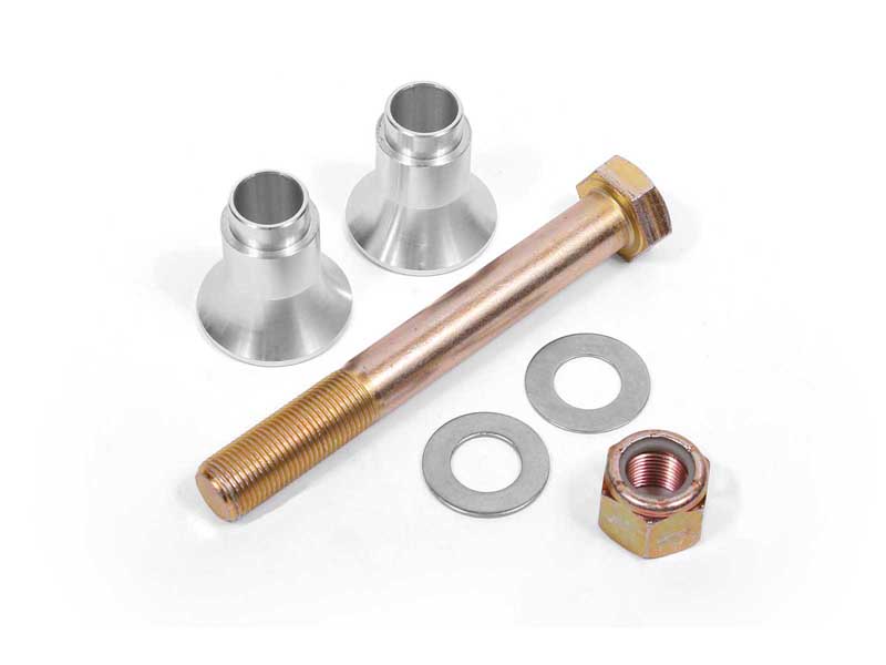 BMR CAH756 Control Arm Hardware Kit, Rear Upper Only, Axle Side, Perf, Zinc Plated, 2005-14 Mustang