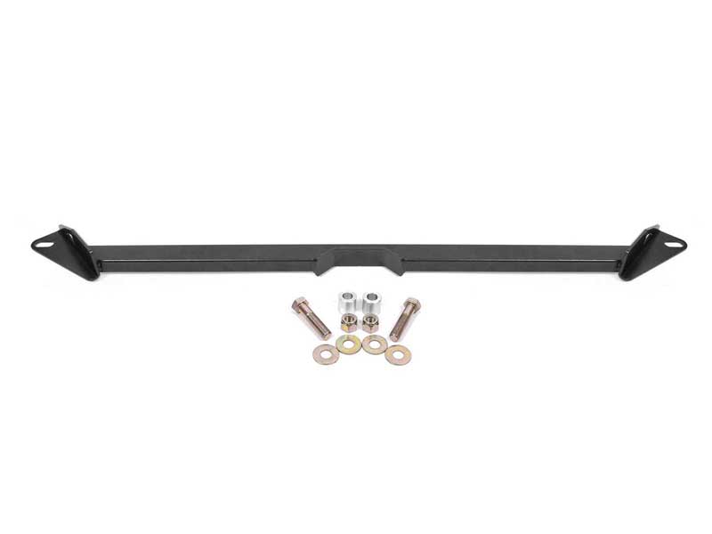 BMR CB007H Chassis Brace, Front Subframe, 2-Point, Black Hammertone for 2015-2026 Mustang S550/S650