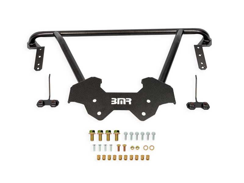 BMR CB410H Chassis Brace, Front Reinforcement Brace, Black Hammertone for 1968-1972 A-Body