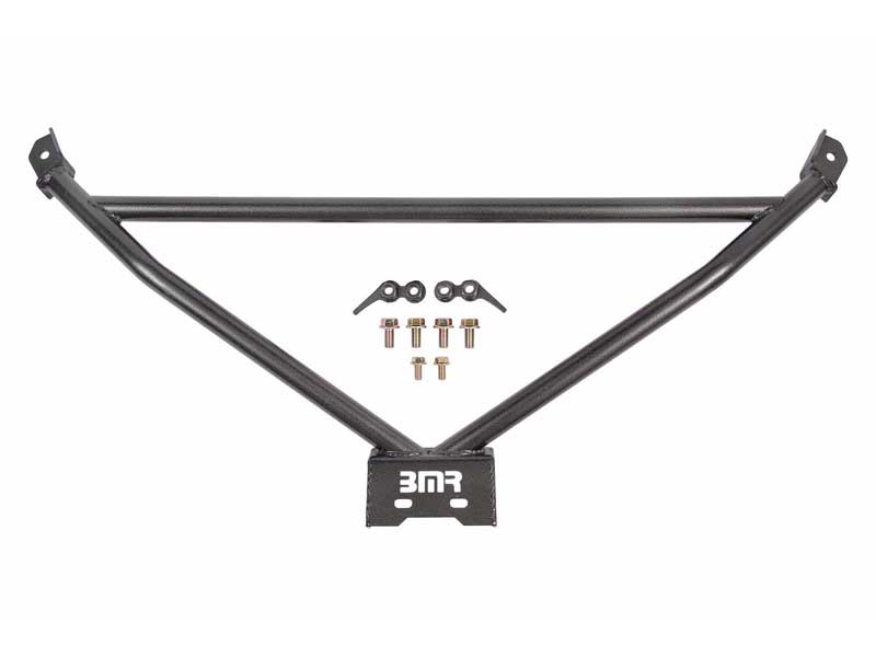 BMR CB460H Chassis Brace, Front Reinforcement Brace, Black Hammertone for 1978-1987 G-Body