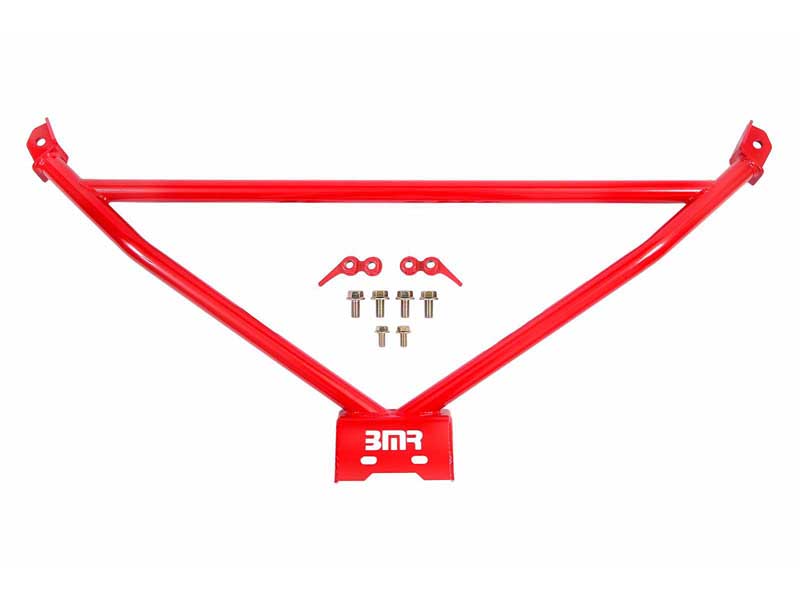 BMR CB460R Chassis Brace, Front Reinforcement Brace, Red for 1978-1987 G-Body