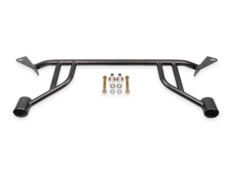 BMR CB770H Chassis Brace, Front Subframe, 4-Point, Black Hammertone for 2024-2026 Mustang S550/S650