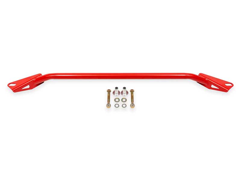 BMR CB771R Chassis Brace, Front Subframe, 2-Point, Red for 2024-2026 Mustang S550/S650