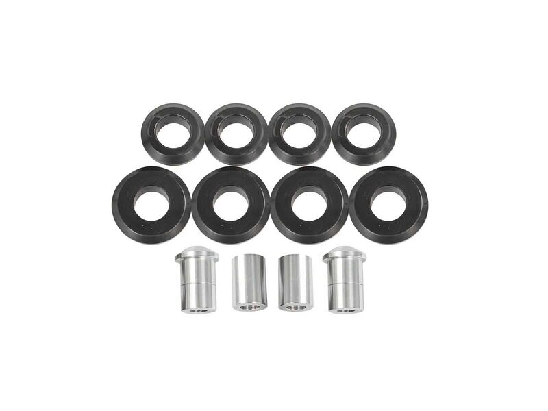 BMR CBK764 Bushing Kit, Vertical Link, Delrin, Black, 2020-2022 Mustang GT500, 2024-2026 Mustang