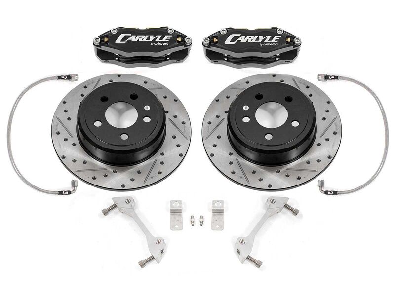 BMR DBK110 Brake Kit, 15" Conversion, Black, Non-Redeye, Black, 2006-2023 Challenger-Charger