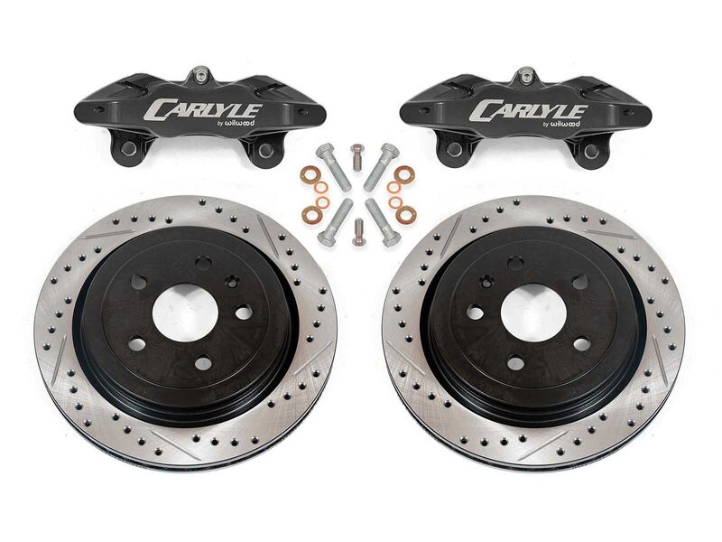 BMR DBK552 Brake Kit, 15" Conversion, Drilled And Slotted Rotors, Black, 1997-2013 Corvette C5-C6