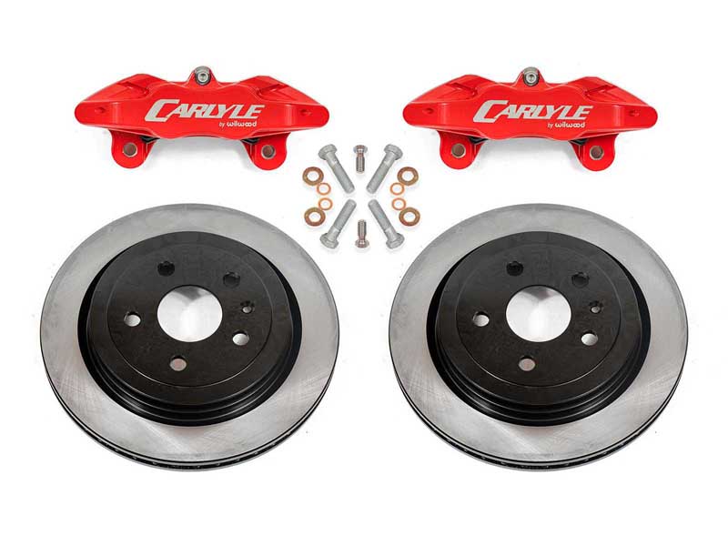 BMR DBK571R Brake Kit For 15" Conversion, Solid Rotors, Red for 2014-2019 Corvette C7 & Z06