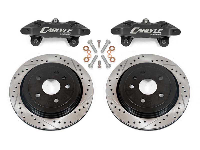 BMR DBK572 Brake Kit For 15" Conversion, Drilled And Slotted Rotors, Black for 2014-2019 Corvette