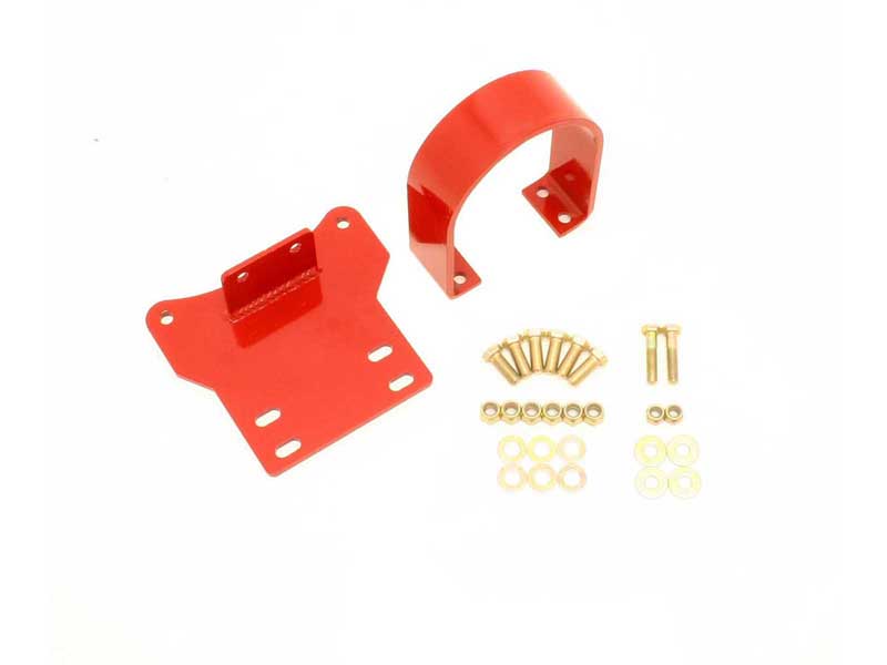 BMR DSL018R Driveshaft Safety Loop, Front, Auto Transmission, Red, 2008-2009 G8, 2014-2017 Chevy SS
