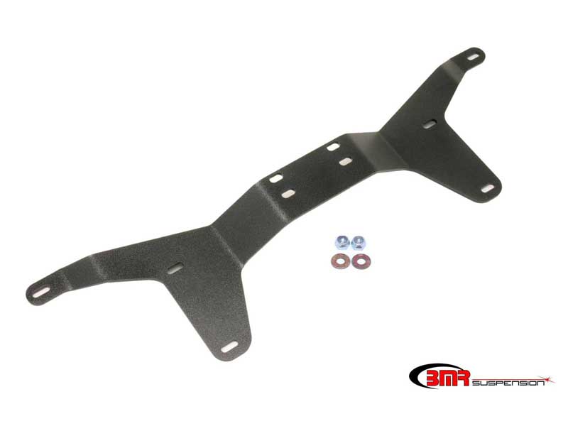 BMR DTB002H Driveshaft Tunnel Brace, Rear, Black Hammertone for 2005-2014 Mustang