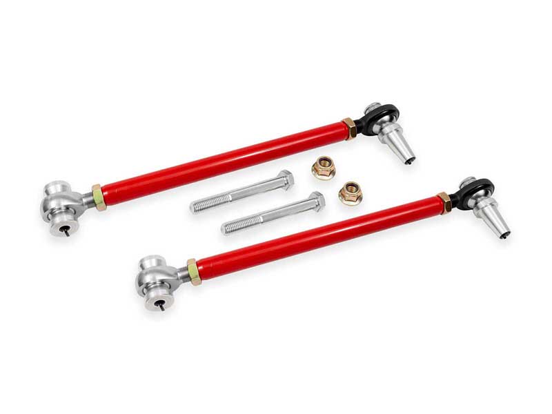 BMR FLC363R Front Lower Control Arms, Front, Double Adj With Rod Ends, Red for 2016-2024 Camaro