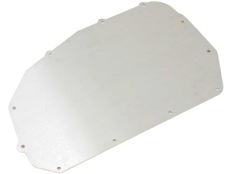 BMR FP001 A/C Delete Panel, Aluminum, Bare W/ BMR Logo for 1978-1987 G-Body