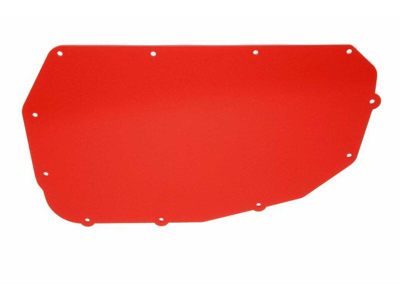 BMR FP001R A/C Delete Panel, Aluminum, Red for 1978-1987 G-Body