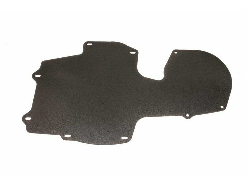 BMR FP002H A/C Delete Panel, Aluminum, Black Hammertone for 1970-1981 F-Body