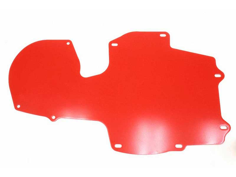 BMR FP002R A/C Delete Panel, Aluminum, Red for 1970-1981 F-Body