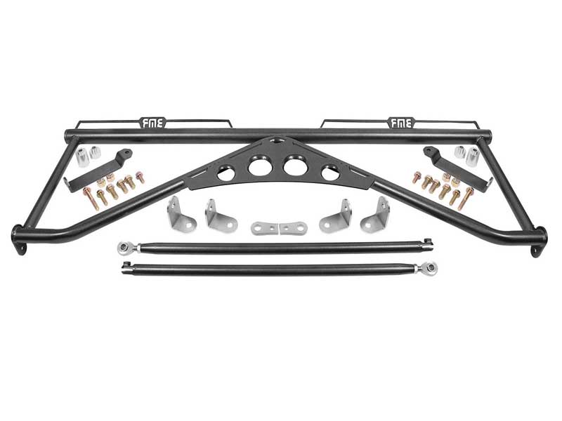 BMR HB760H Harness Bar, Black Hammertone for 2015-2026 Mustang S550/S650