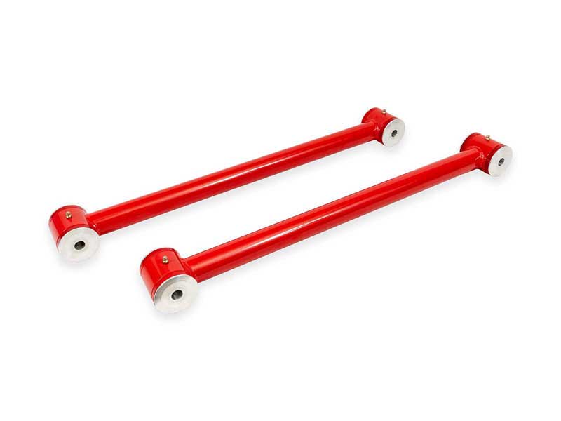BMR LCA1860R Lower Control Arms, DOM, Non-Adjustable With Poly Bushings, Red for 2021-2026 Bronco