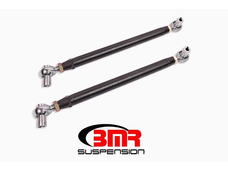 BMR LCA344H Lower Control Arms, DOM, Double Adj With Rod Ends, Black Hammertone for 1982-2002 F-Body