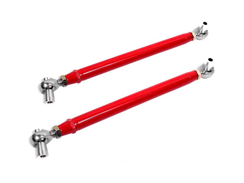 BMR LCA344R Lower Control Arms, DOM, Double Adjustable With Rod Ends, Red for 1982-2002 F-Body