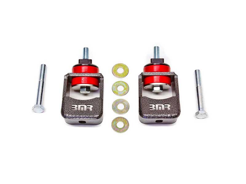 BMR MM004H Motor Mount Kit, Polyurethane Bushings, Black Hammertone for 2010-2015 Camaro