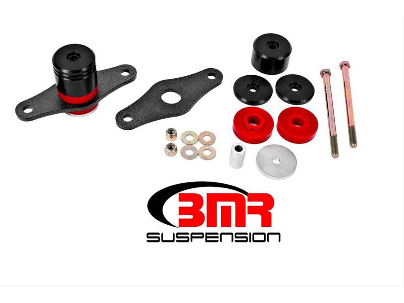 BMR MM007 Motor Mount Kit, Polyurethane Bushings, Black for 2005-2026 Mustang S197 S550 S650